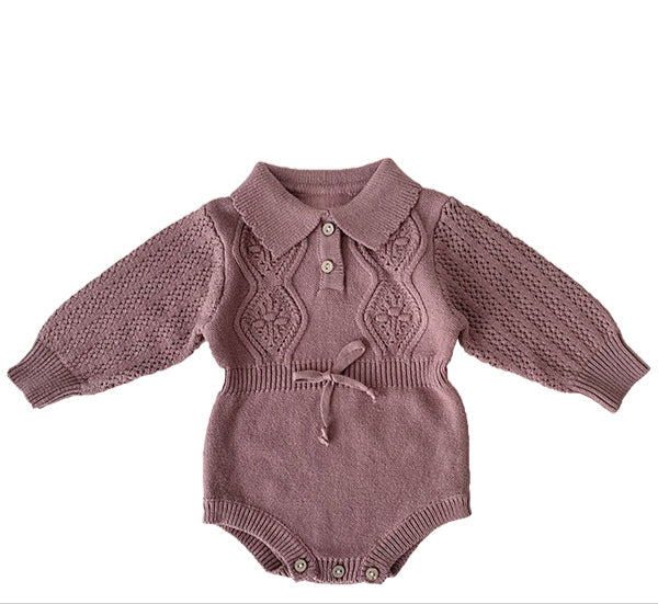 Louise Purple Romper