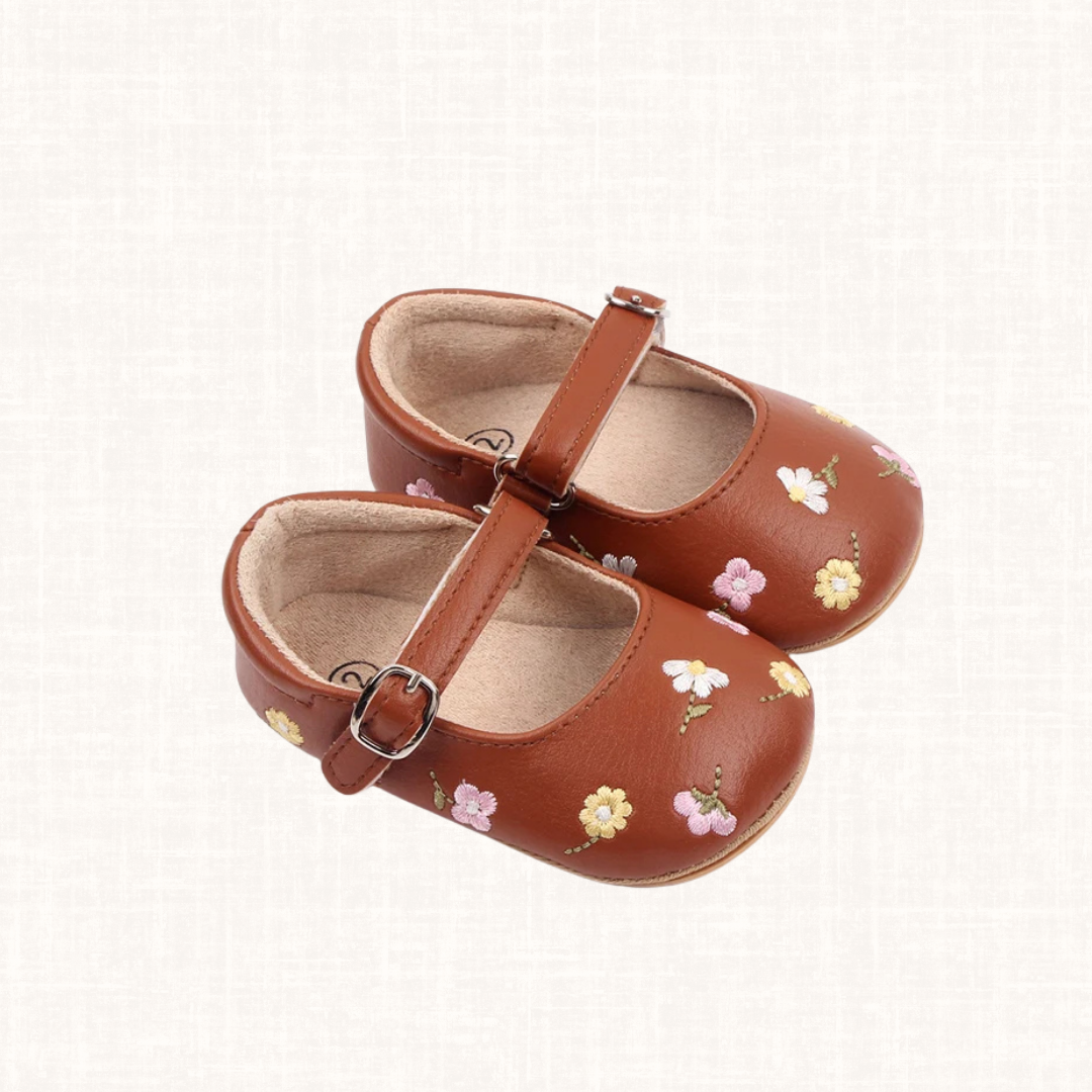 Floral Mary Janes