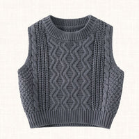 Arthur Knit Vest Gray