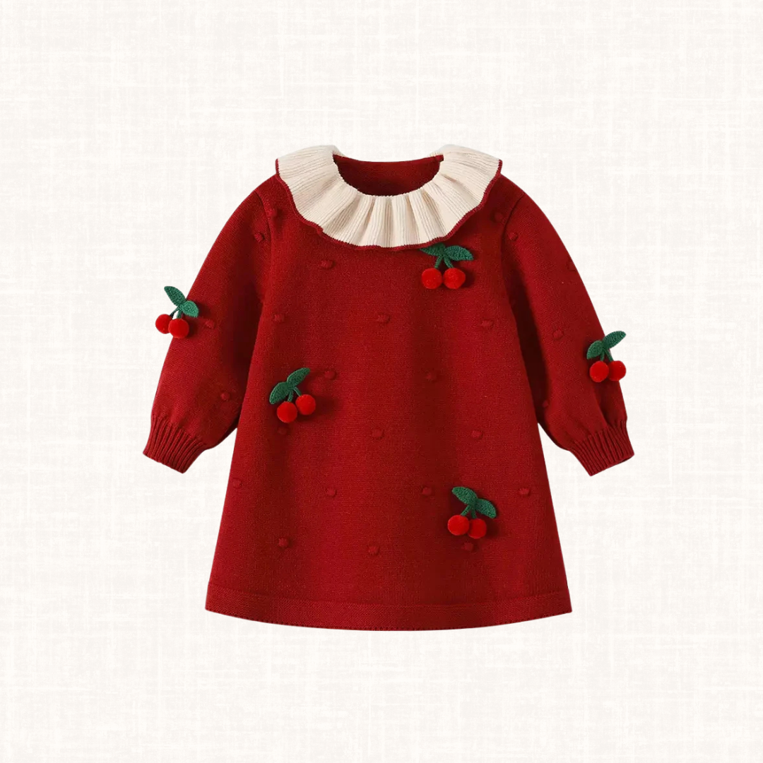 Cherry Knit Dress
