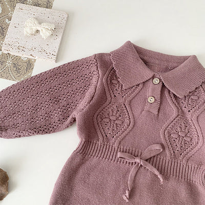 Louise Purple Romper