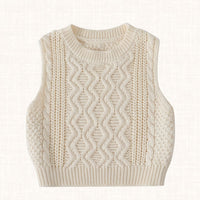Arthur Knit Vest Off White