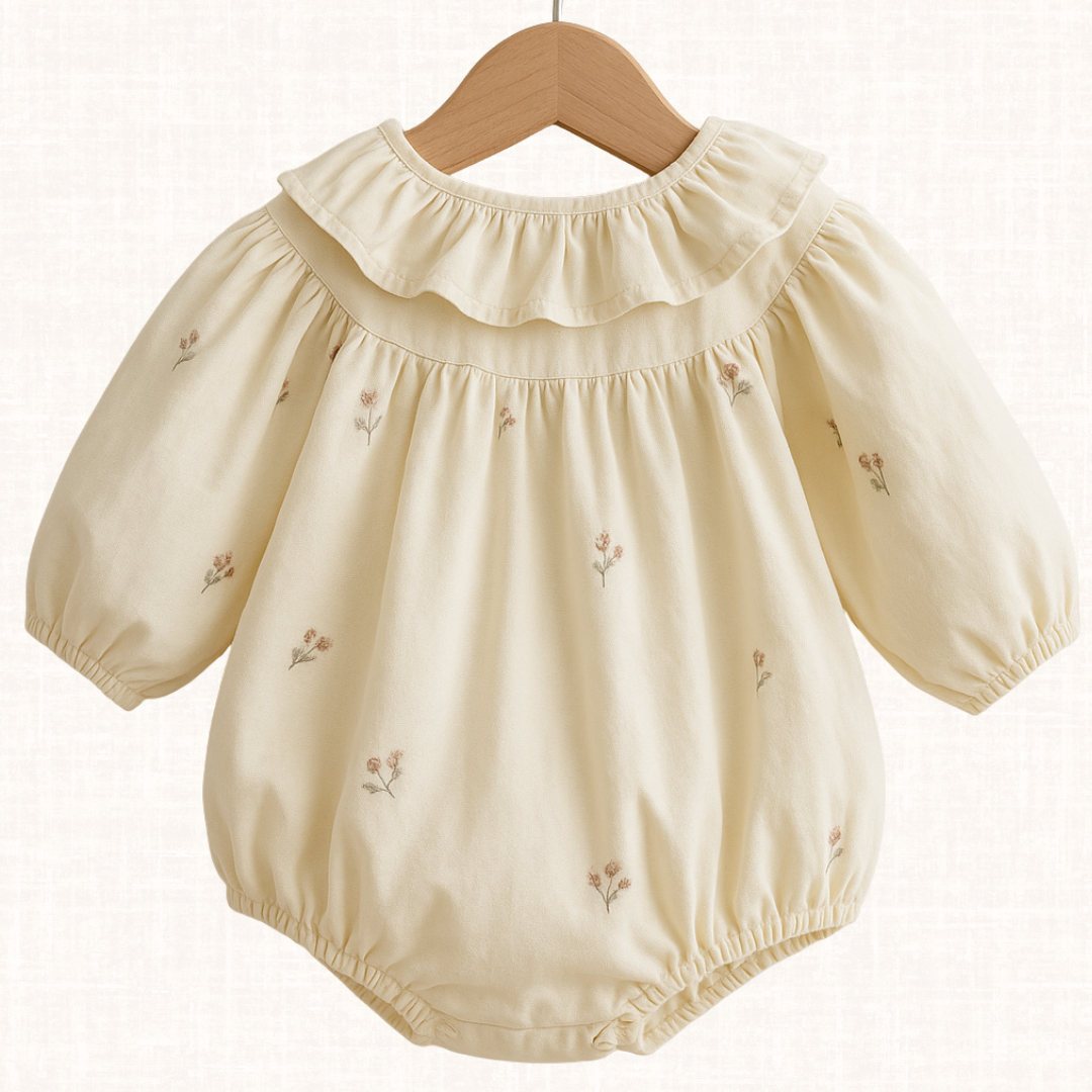 Cecile Ruffle Romper