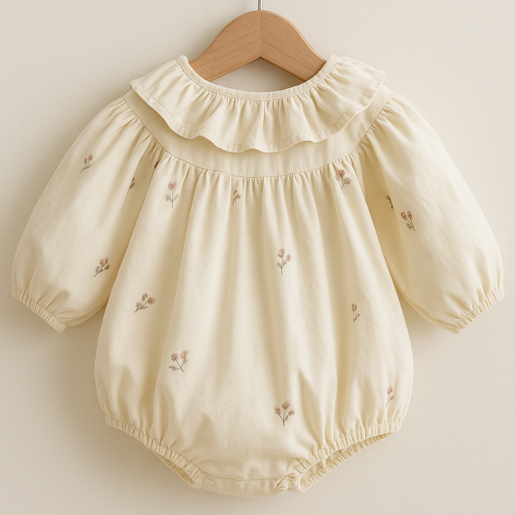 Cecile Ruffle Romper