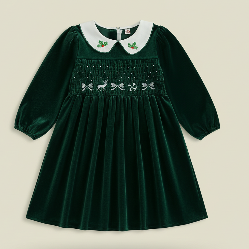 Isabeau Velvet Dress