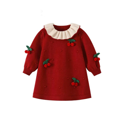 Cherry Knit Dress